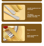 Rose Gold Egg Cutlery Set - 12/24pc Stainless Steel Utensils