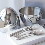 Golden Egg Cutlery Set - 24-Piece Stainless Steel Utensils