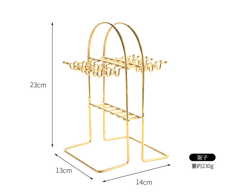24pcs Stainless Steel Cutlery Set with Holder - Steak Knife Fork Spoon