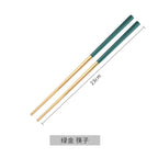 Emerald Gold Cutlery Set - Steak Knife Fork Spoon Chopsticks