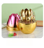 24-Piece Cutlery Set - Luxury Stainless Steel Utensils