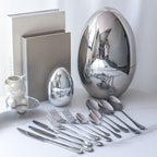 Golden Egg Cutlery Set - 24-Piece Stainless Steel Utensils