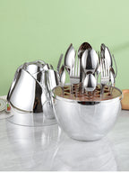 24-Piece Cutlery Set - Luxury Stainless Steel Utensils